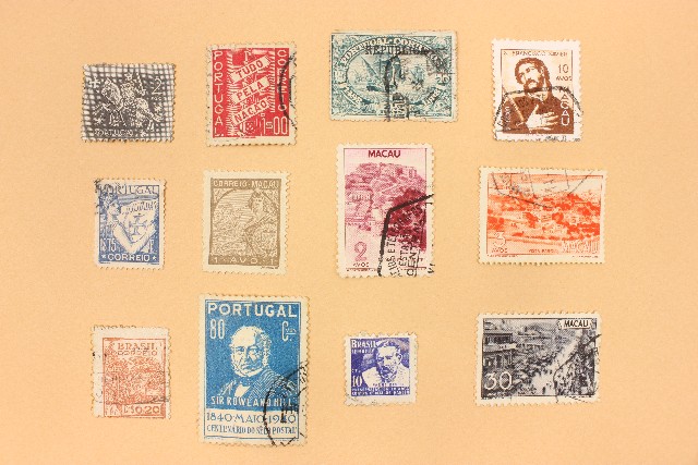海外の切手の写真